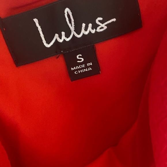 Lulus Floral Midi Sundress Small Asymmetrical Hem Ruffle Spring Wedding Guest - Picture 12 of 12